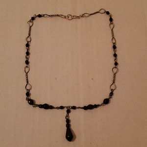 Black and Copper colored Minimalist Necklace